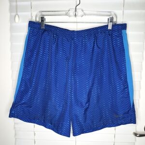 Nike  Men's Dri Fit Swim Trunks Shorts Size L Blue Lined Pocket